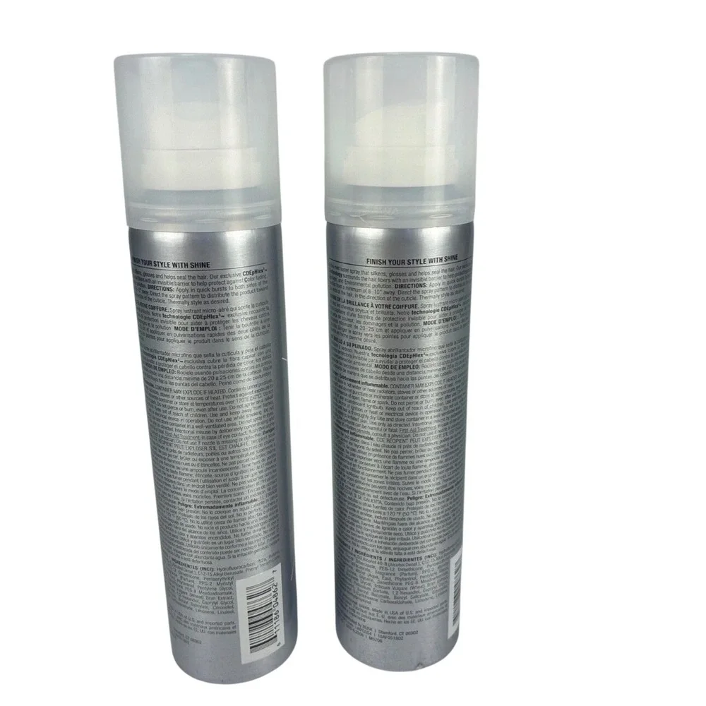 Lot of 2 Rusk Pro Gloss 04 Shine Spray 4 oz CDEPHlex Technology Hair Mist